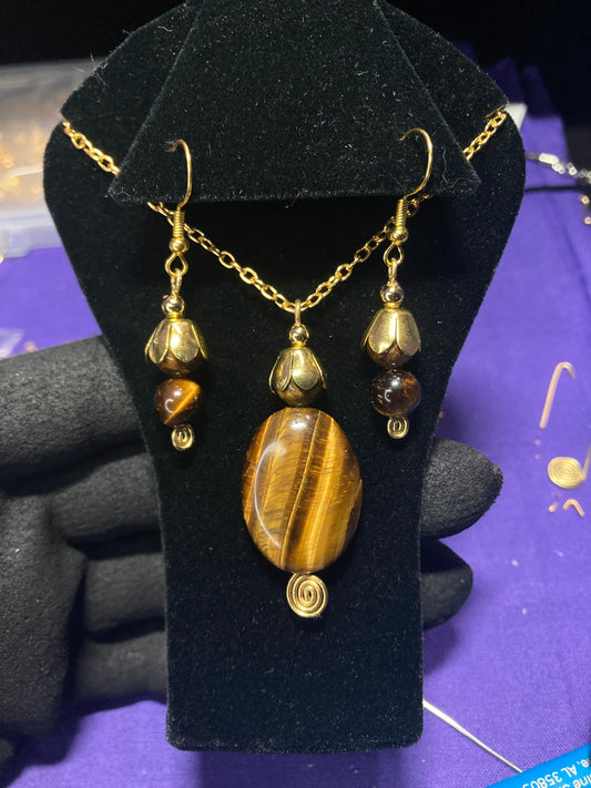 Tiger’s Eye Cap Set