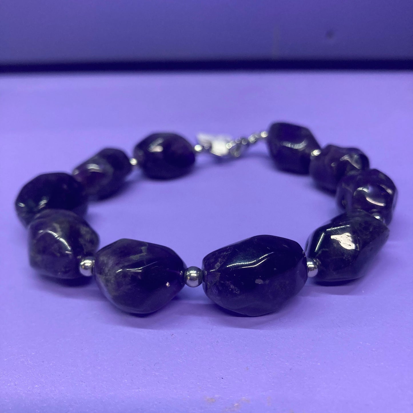 Amethyst Nugget Bracelet