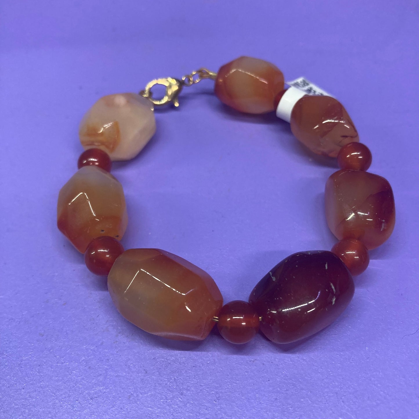 Carnelian Nugget Bracelet