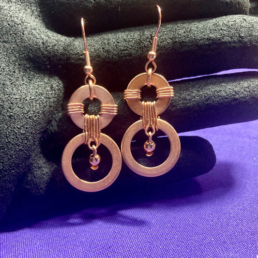 Washer Weave Earrings