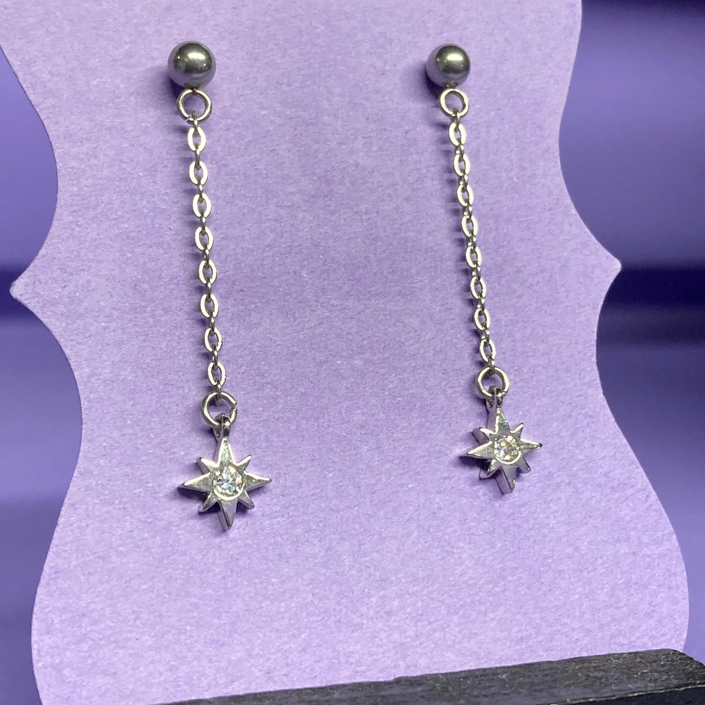 Drop Star Earrings