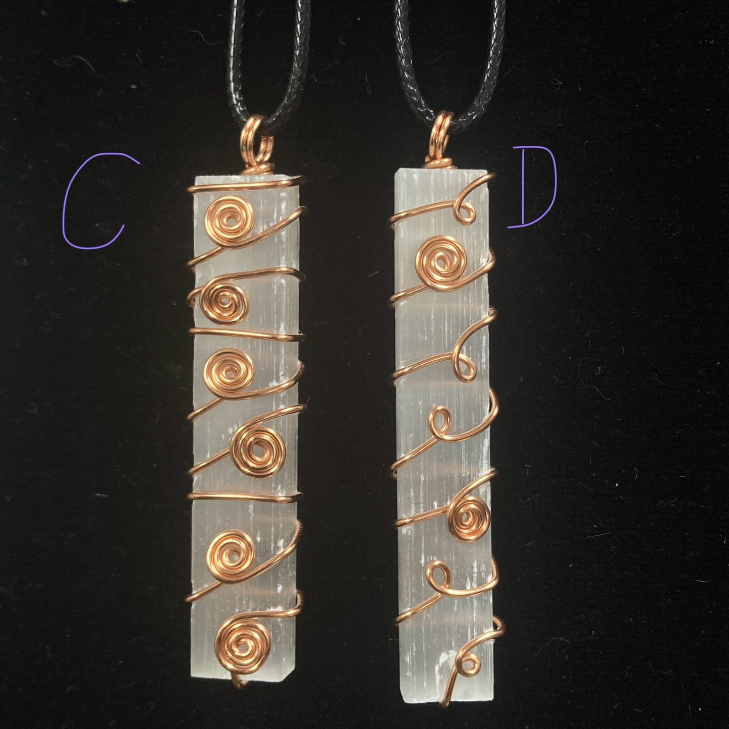 Selenite Necklaces