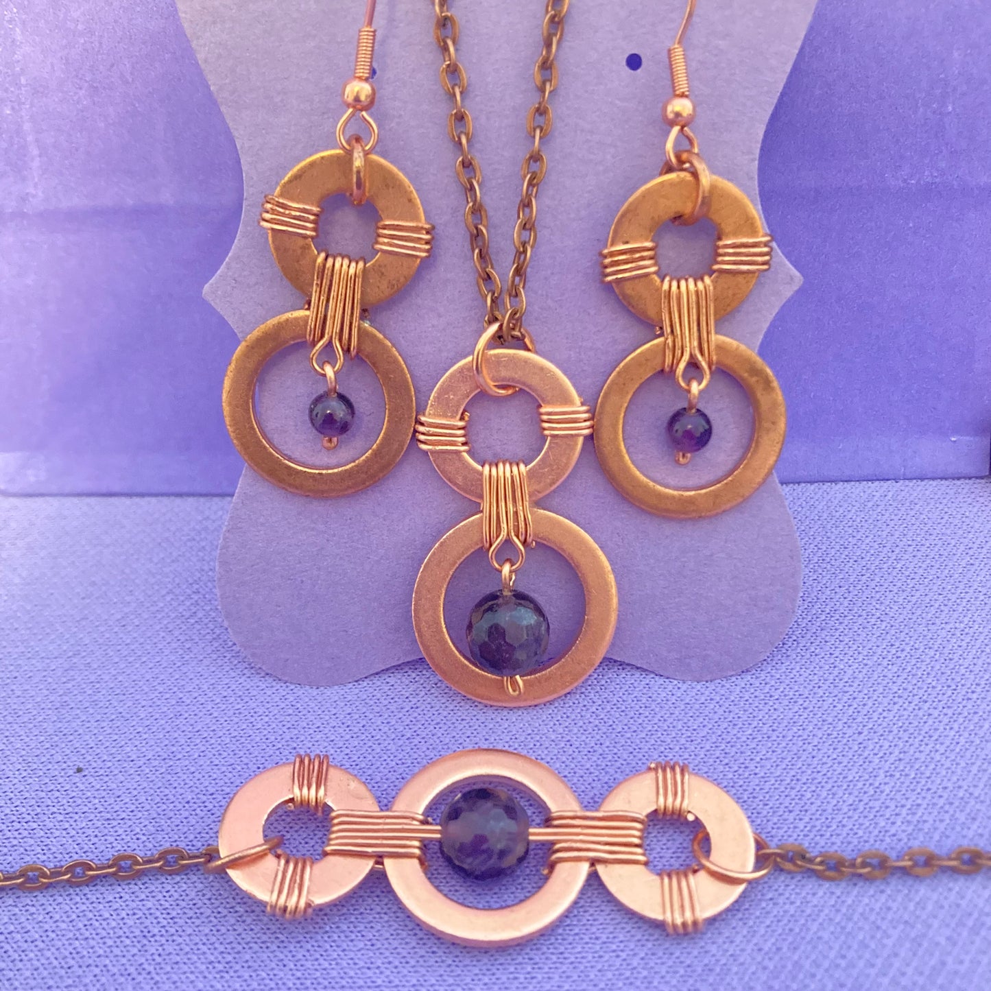 Amethyst Washer Weave Set