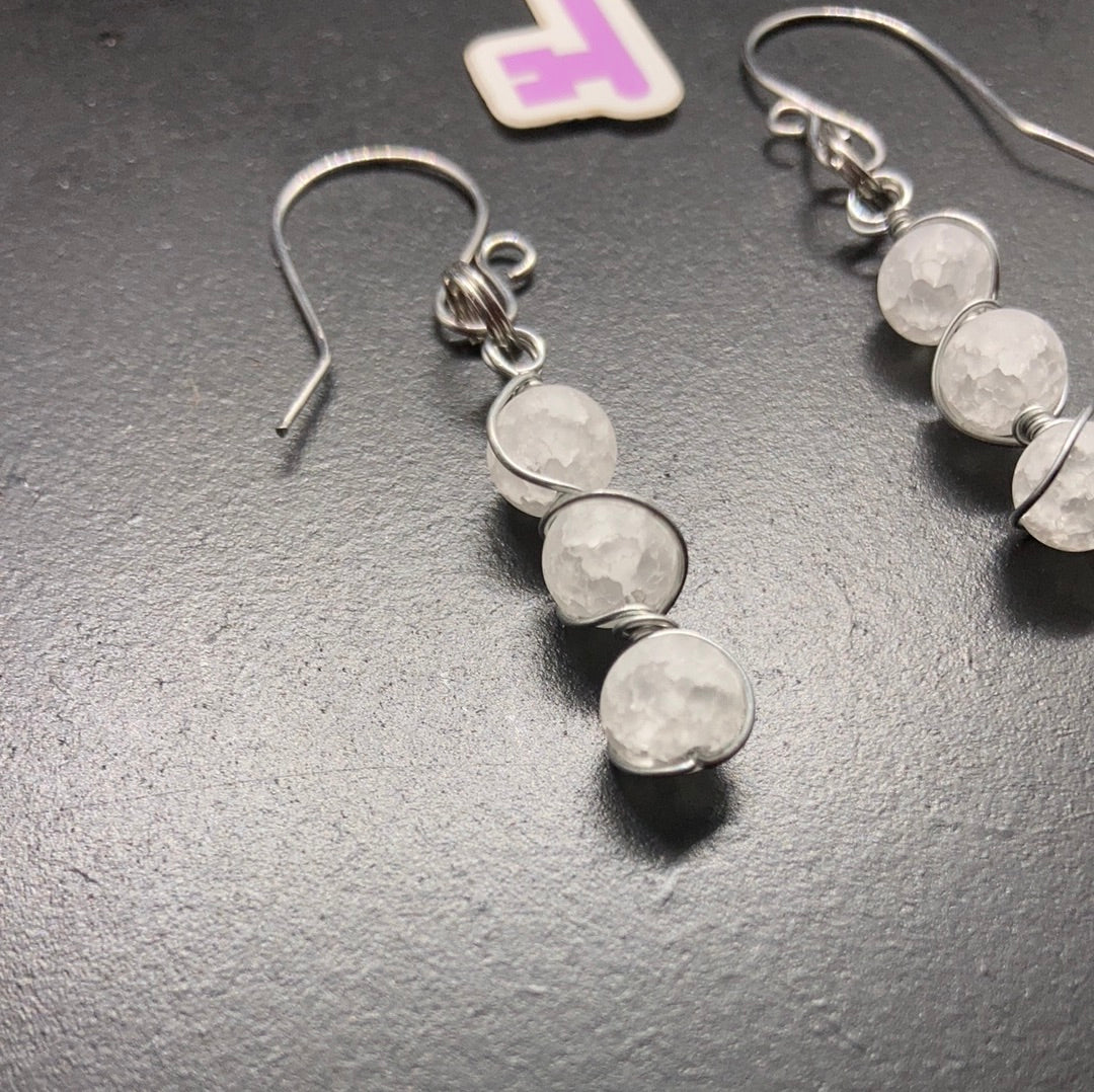 Snowball Earrings