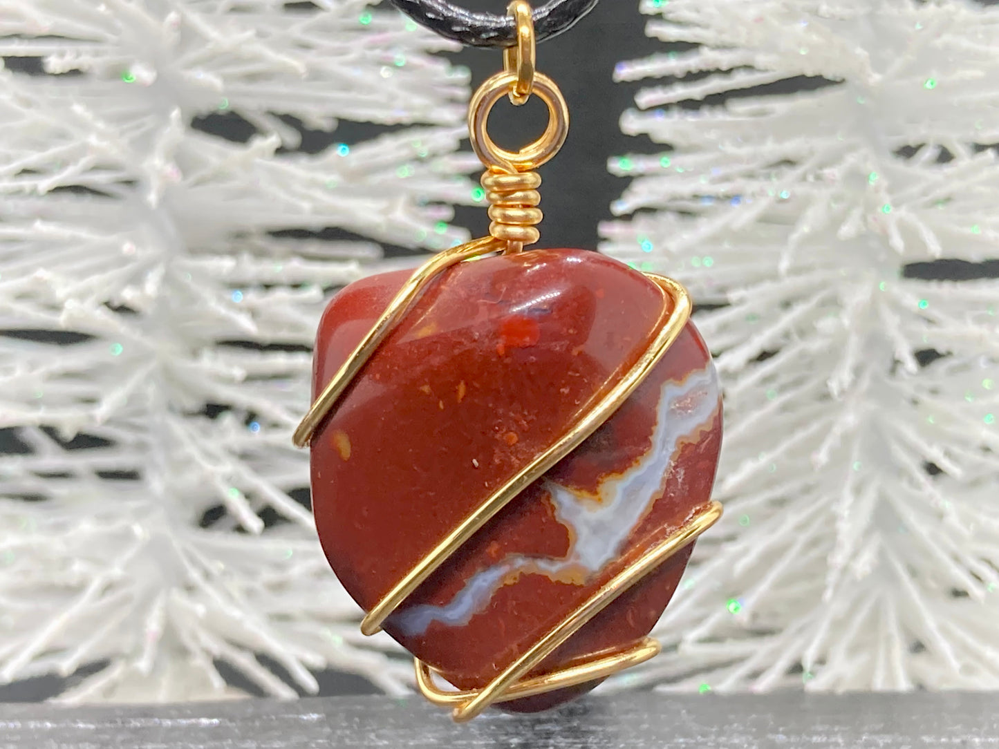 River Red Jasper Pendant