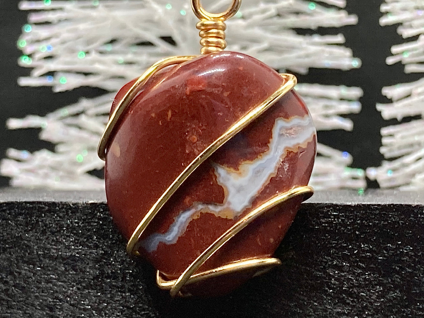 River Red Jasper Pendant