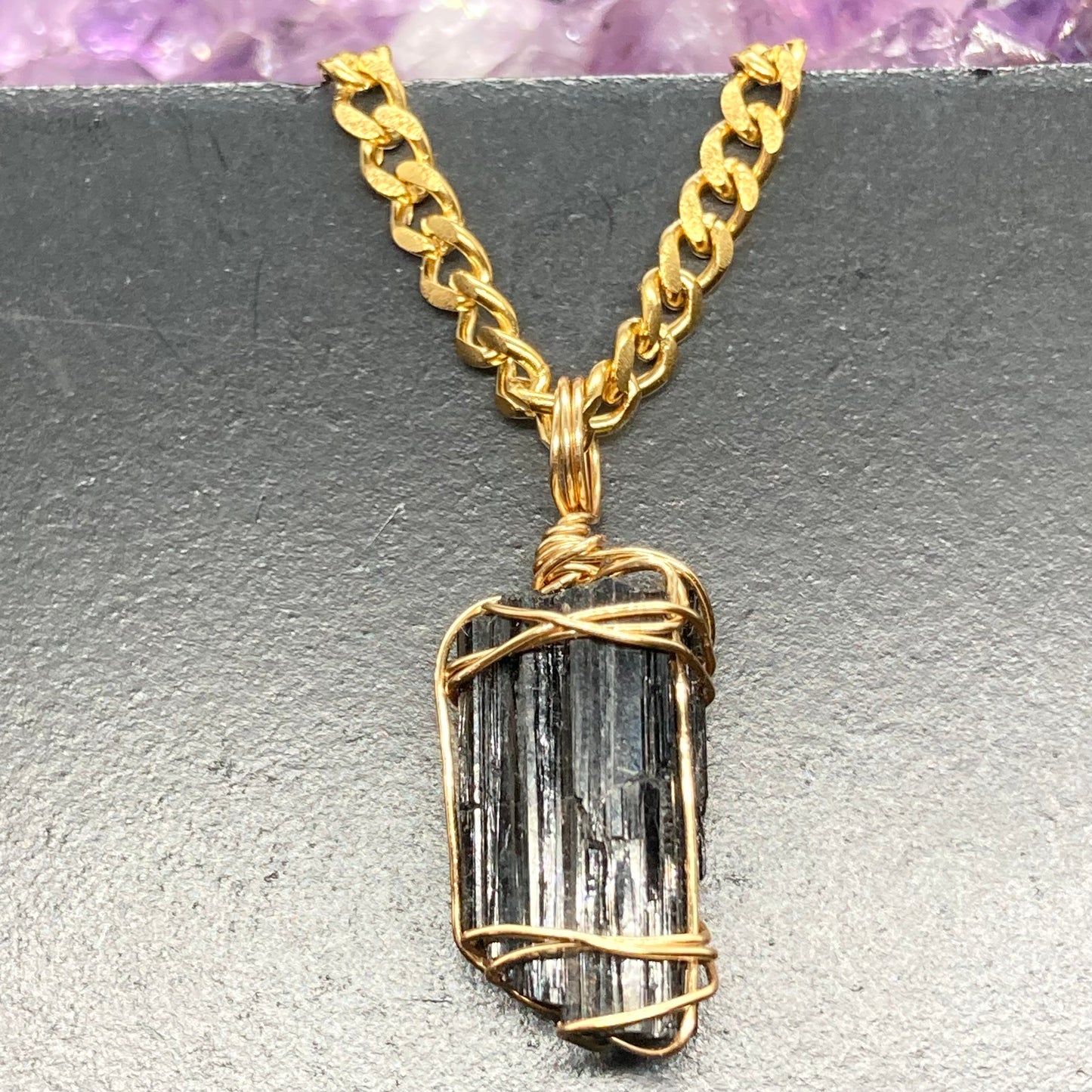 Tourmaline Wrap Pendant