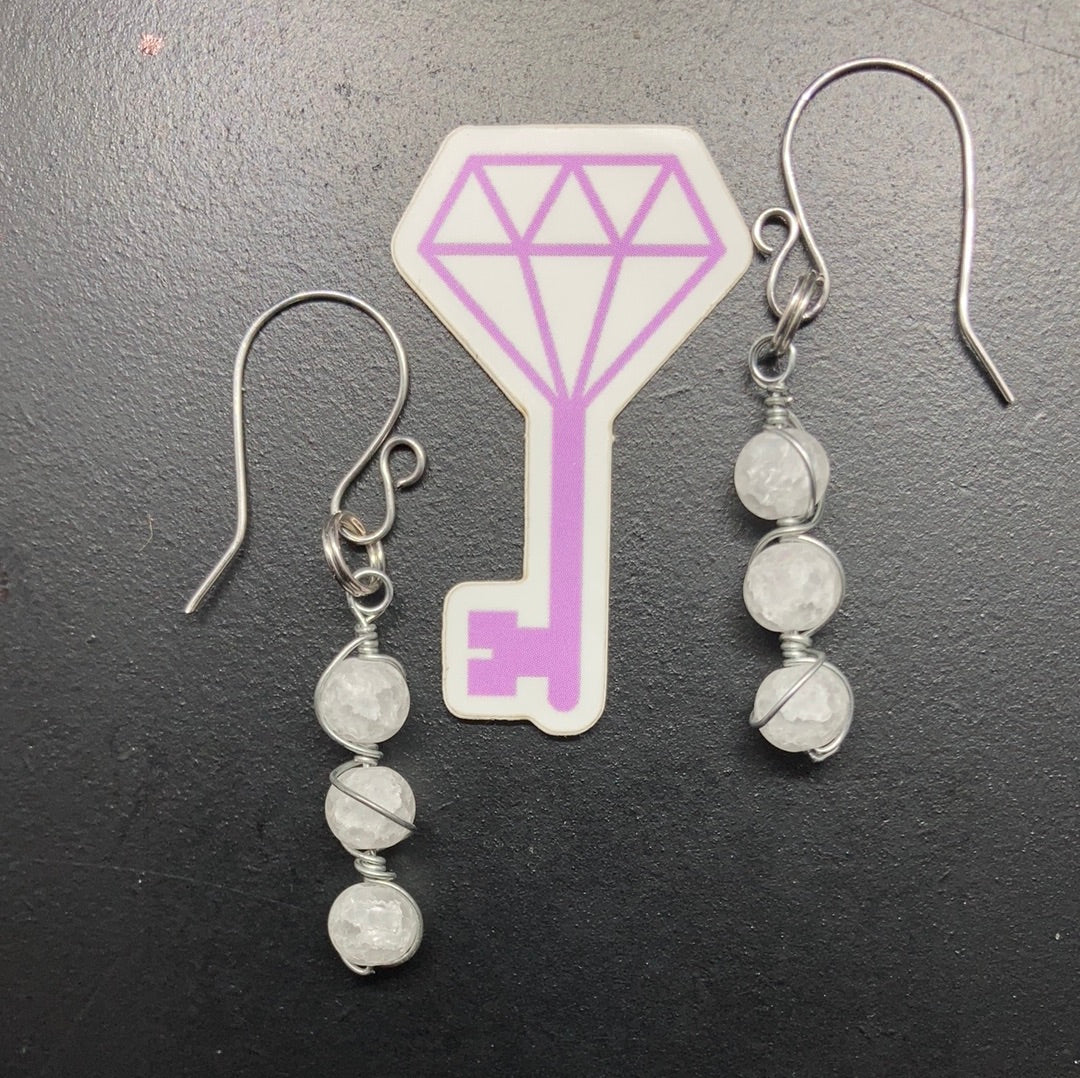 Snowball Earrings