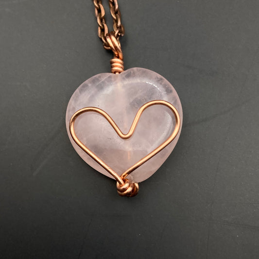 Copper Heart Pendant #1
