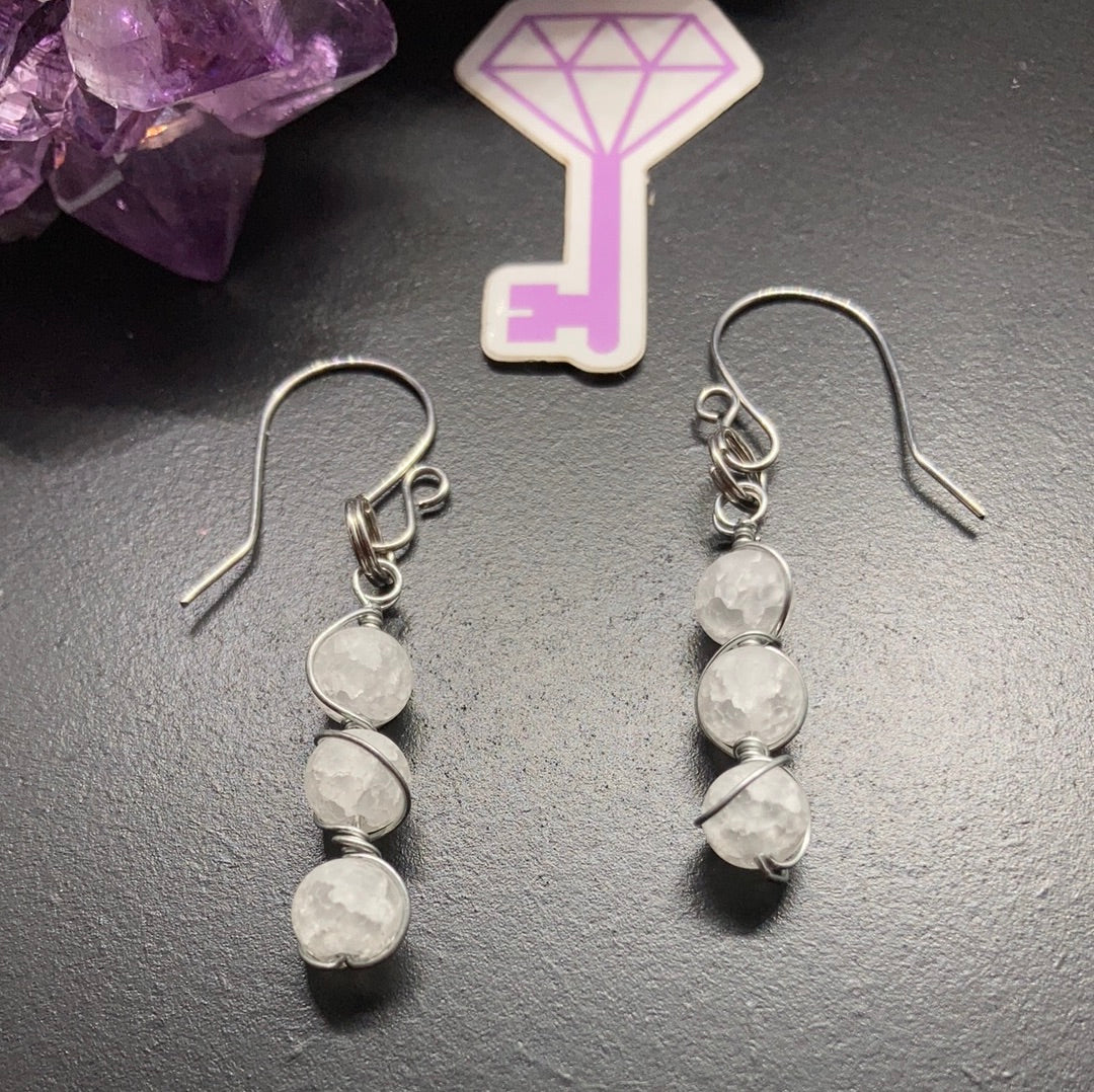 Snowball Earrings