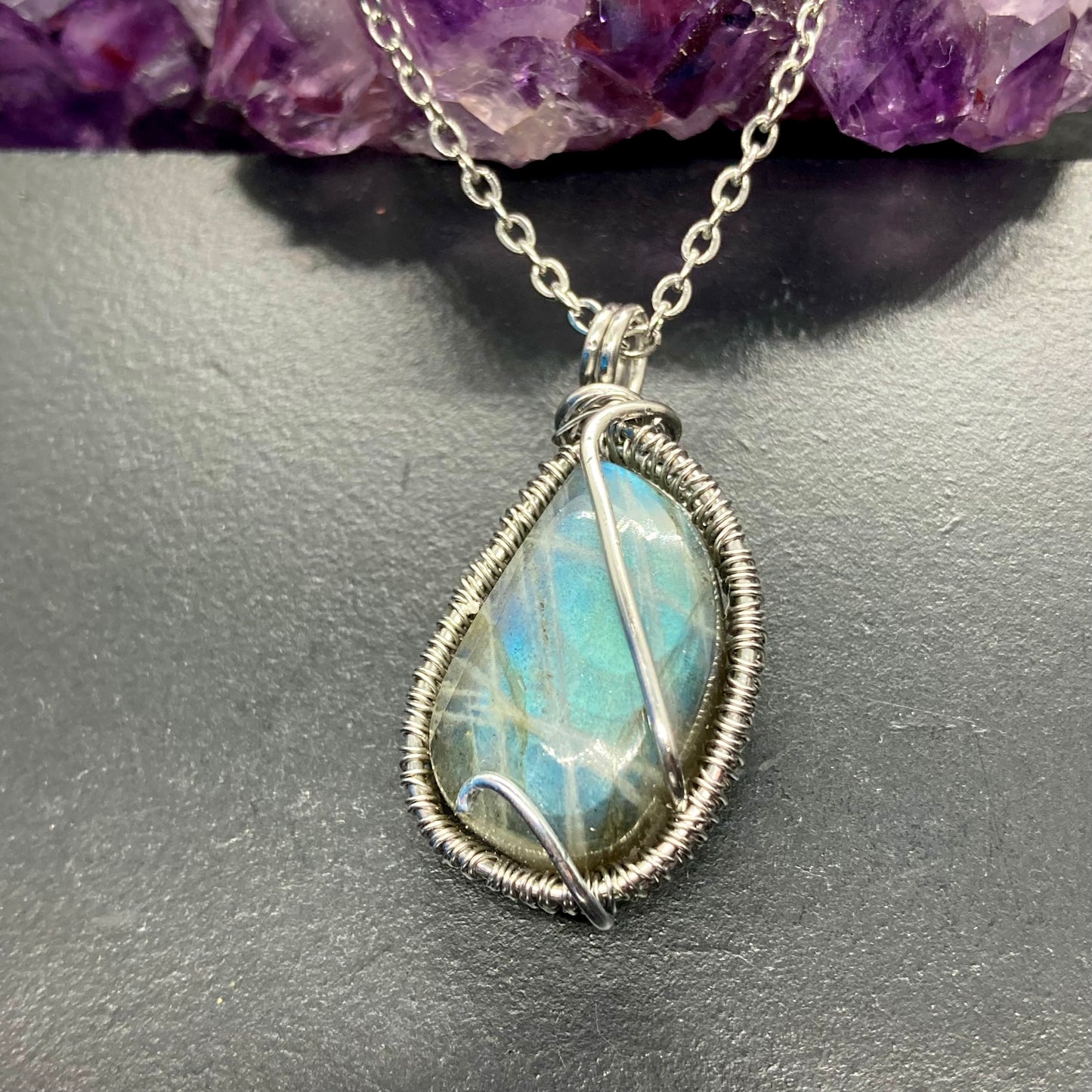 Labradorite Wrap Pendant