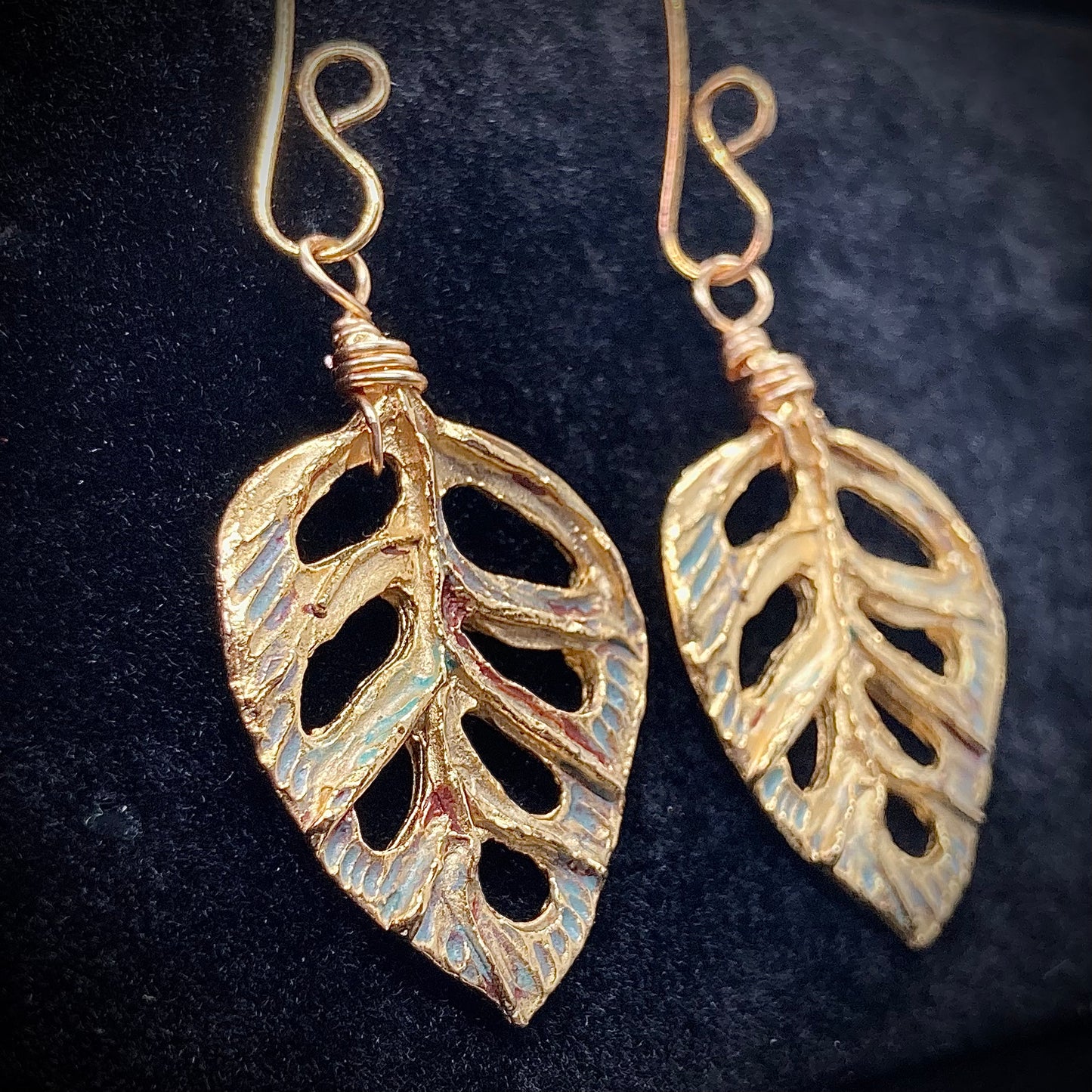 Monstera Earrings