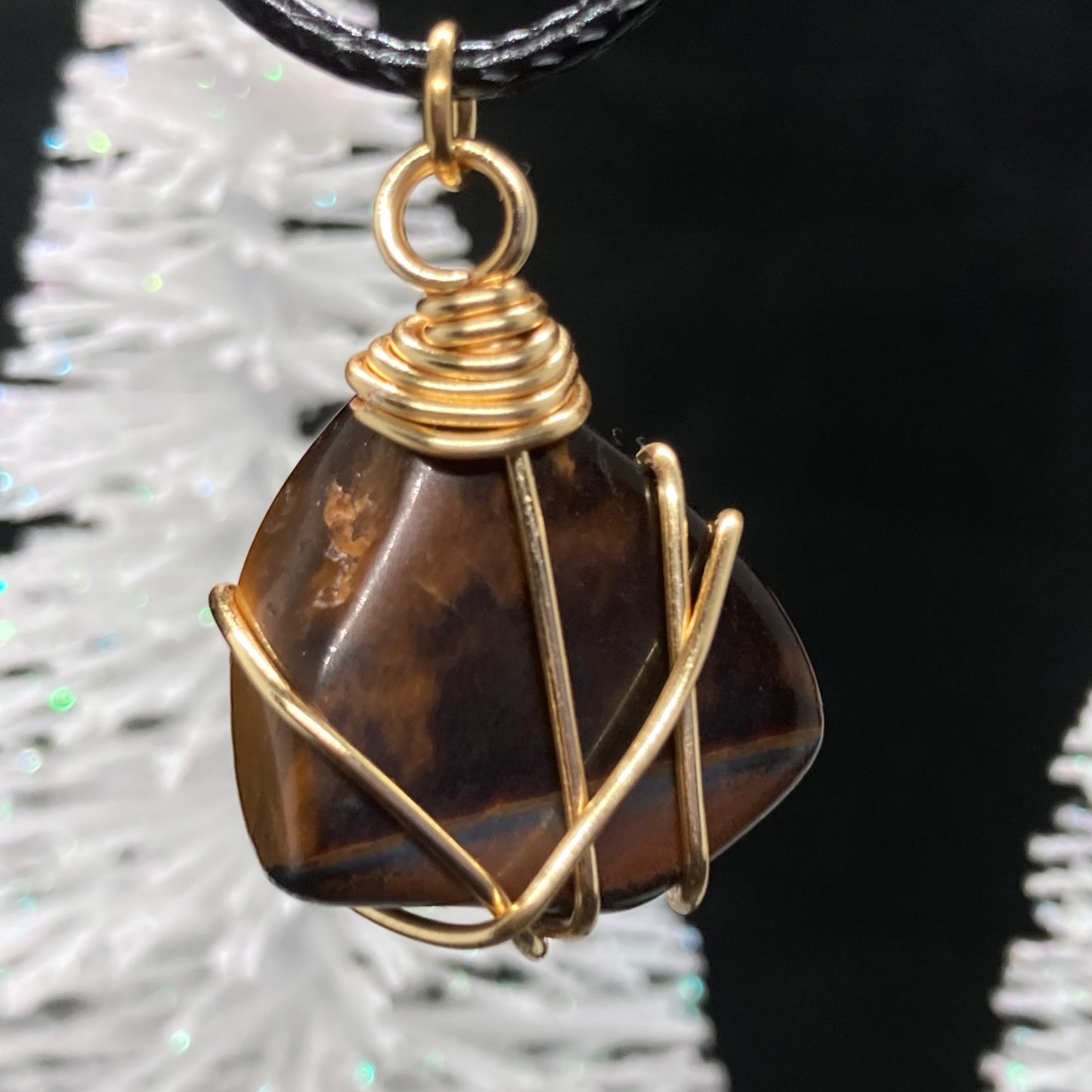 Tiger’s Eye Wrap Pendant