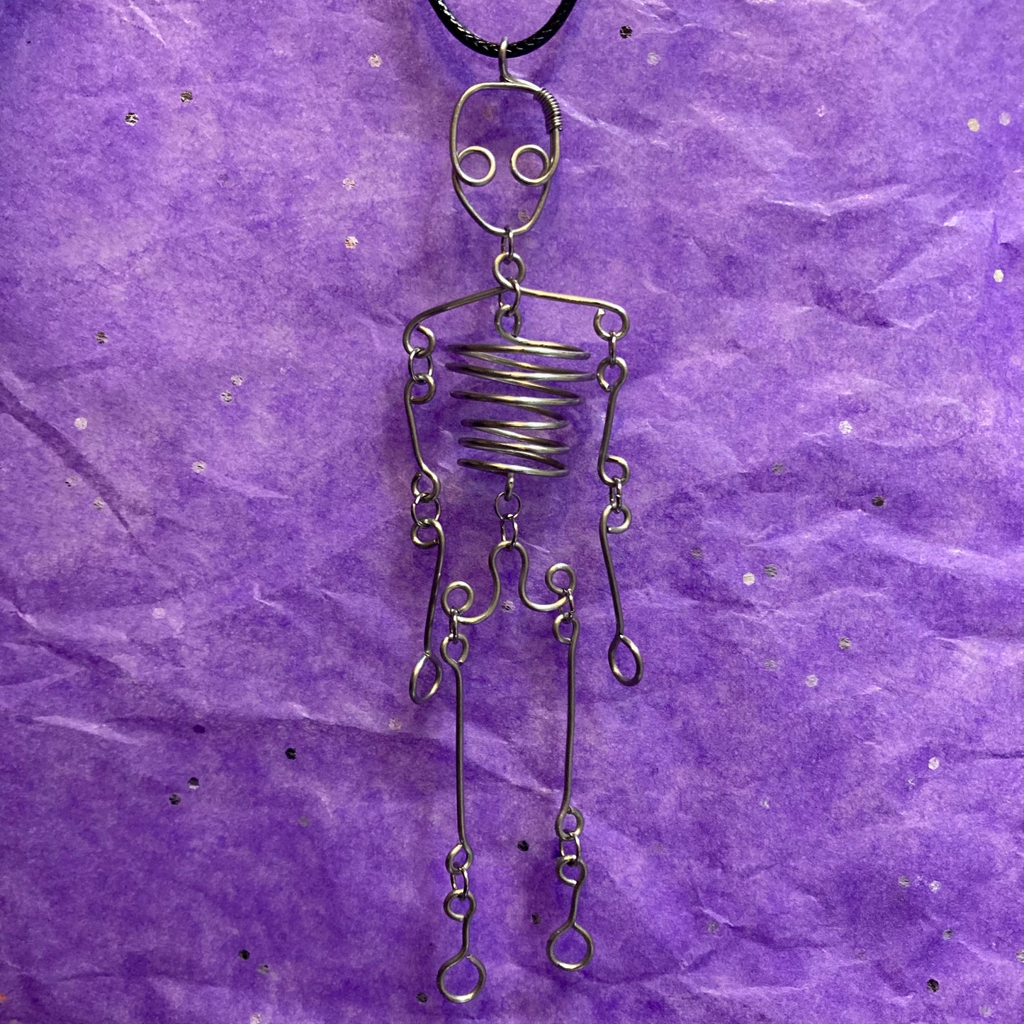 Dancing Skeleton Necklace