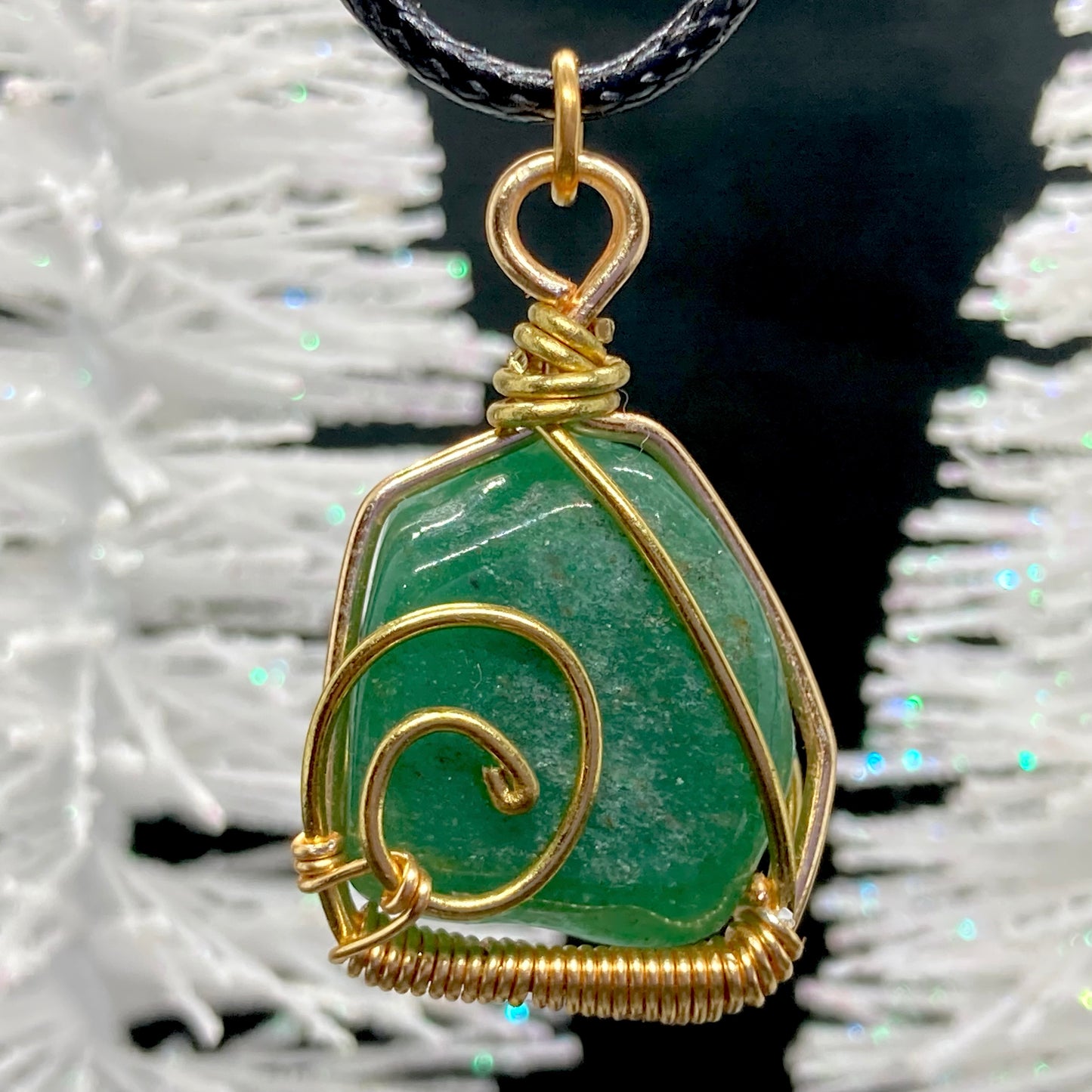 Glimmering Green Pendant