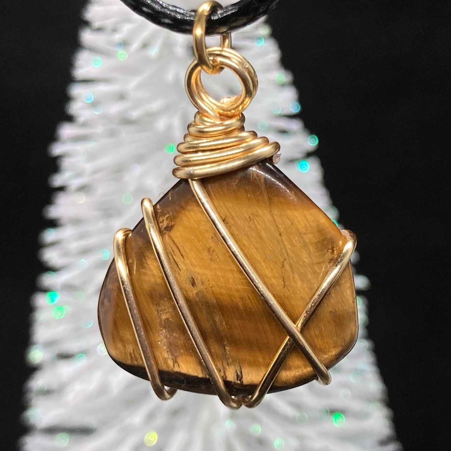 Tiger’s Eye Wrap Pendant