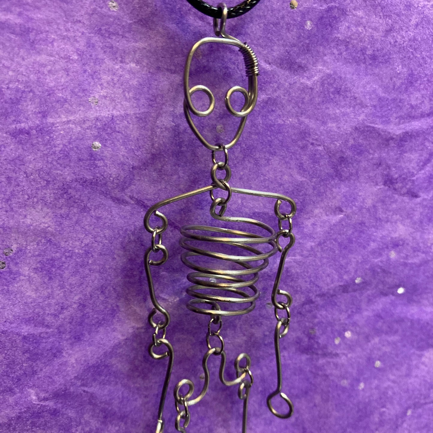 Dancing Skeleton Necklace